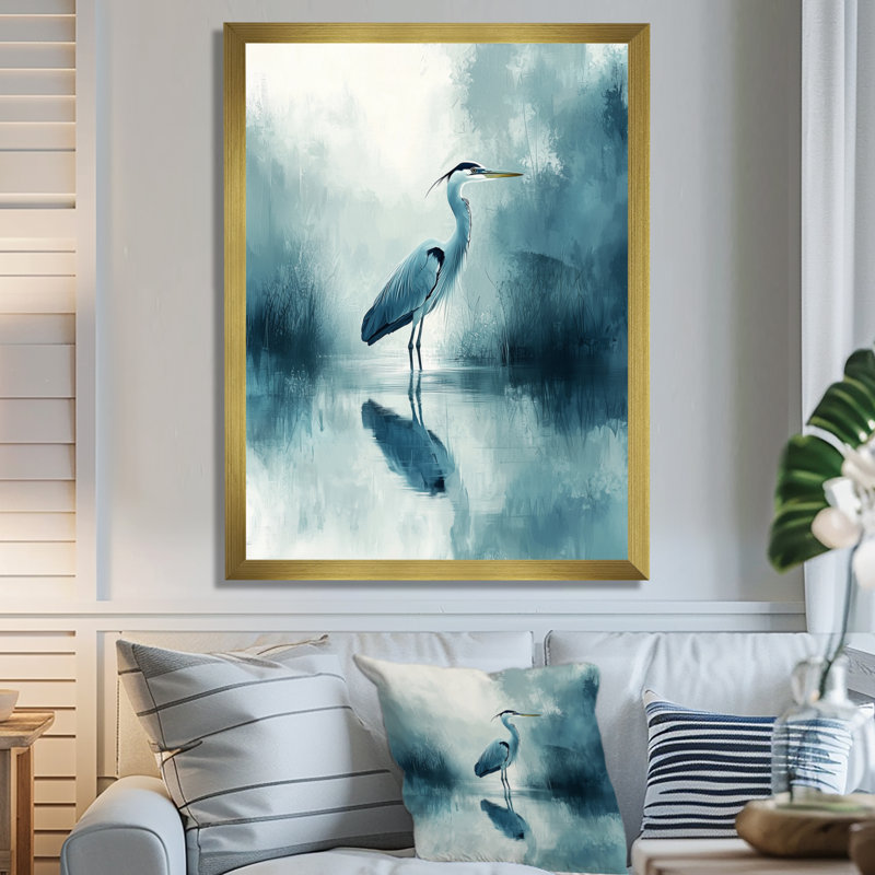 Avenlea - animaux, art mural, H 44 po x l 34 po, Reproduction encadrée d'une seule photo, Doré