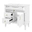 Meuble-lavabo 36 po avec lavabo, tiroir coulissant, porte à fermeture en douceur, bois massif et panneau de fibres à densité moyenne, tiroirs basculants et tablette réglable-220827947
