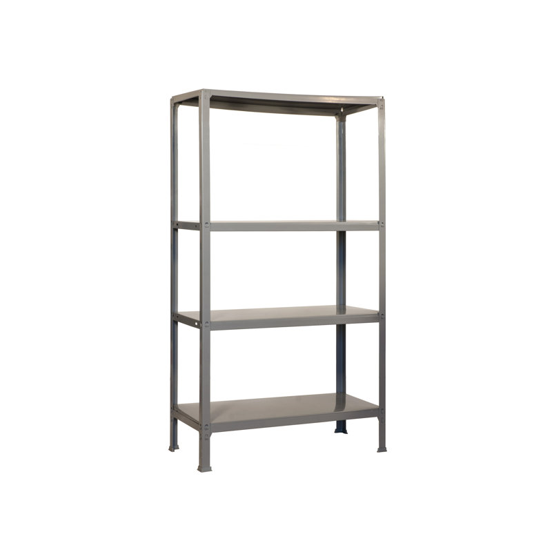 100cm W Steel Shelving Unit, Grey