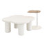 Ensemble de 2 tables basses de forme irrégulière U-Can