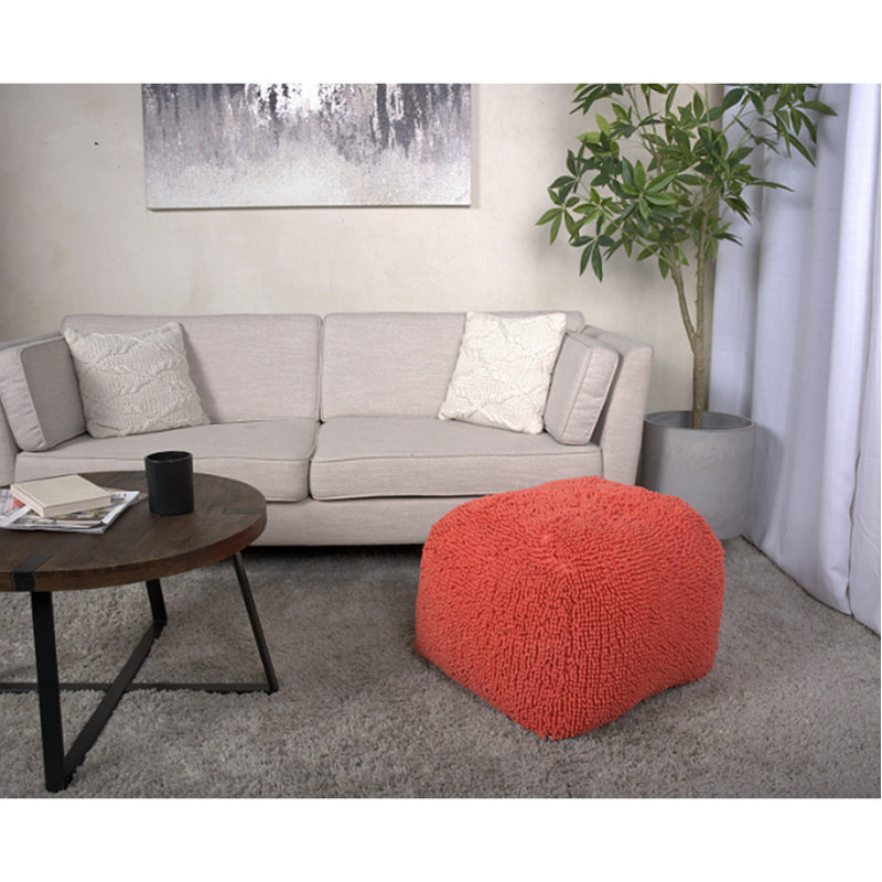 Repose-pieds Spongy, Corail