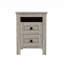 Ensemble de chambre à coucher 3 pièces gris antique-928364538-928364539