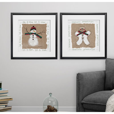 " Snowman " 2 - Pieces