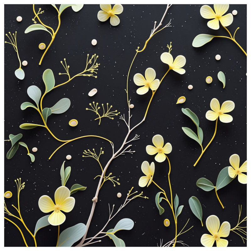 Tapis de bain floral, 34in W x 21in L