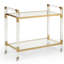 Acrylic Bar Cart with Wheels-64657226