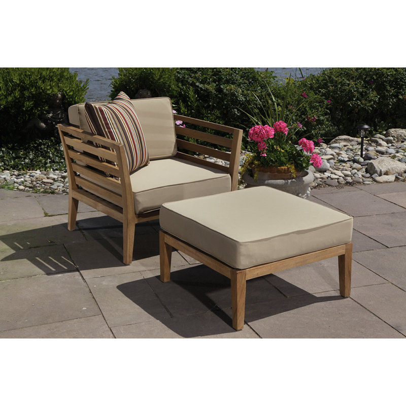 Bali Outdoor Teak Lounge Chair