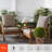 Outdoor Deep Seat Sunbrella Fabric Cushion Set-442174914