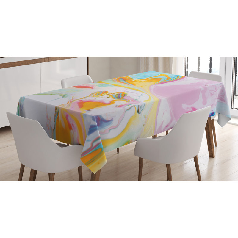 Abstract Tablecloth, 84" L x 60" W