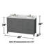 Sheffield 60" Double Bathroom Vanity Set-40066595-40066596