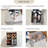 24 Pairs Fabric Shoe Organizer with Clear Cover, Extra Large Shoe Storage Bins with Adjustable Dividers for Closet-90304061