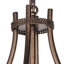 Lustre tambour à 4 lumières Rosette-64705092