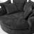 59.8" Round Chaise Sofa