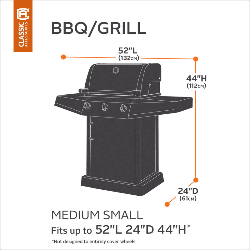 Housse de barbecue Pickett résistant à l'eau, H 44 po x l 52 po x P 24 po