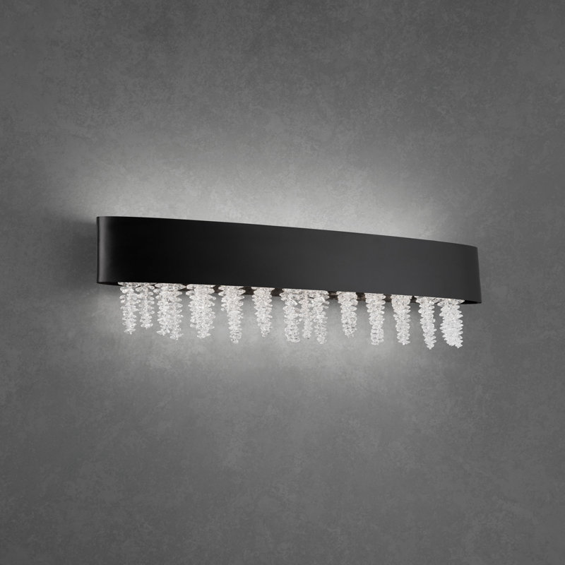 Soleil 1 - Light LED Bath Bar, Black