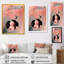 Art mural sur toile rose, minimalisme profond-61426298-61426277