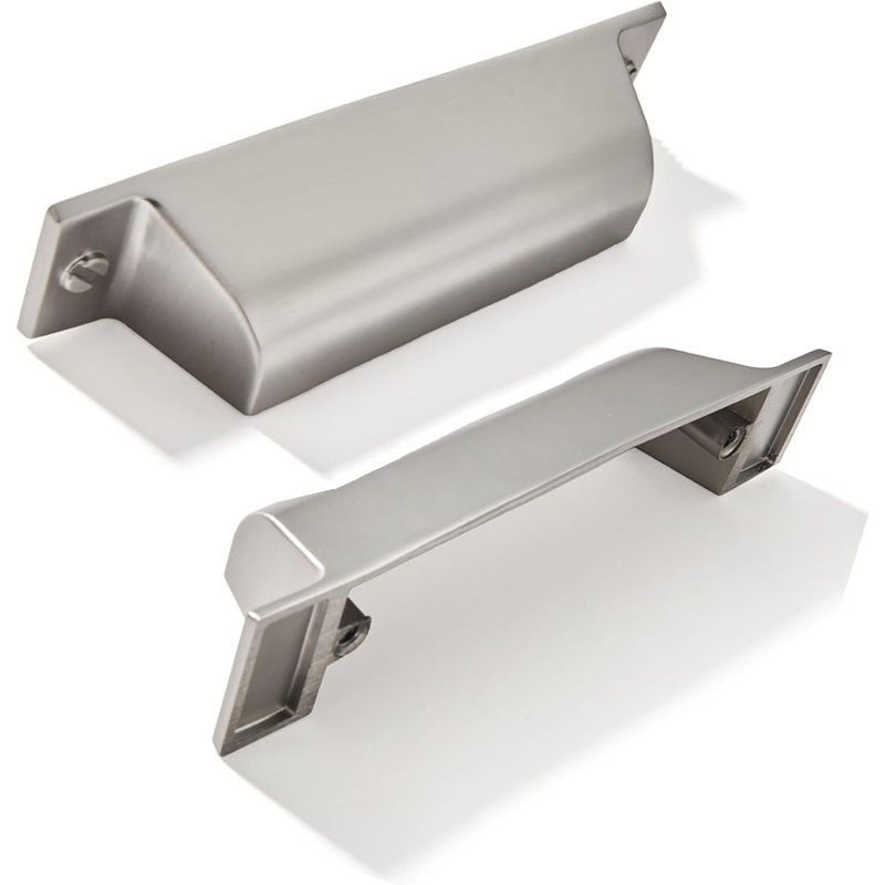Paquet de 5 poignées à tiroirs pour armoires avec design moderne et quincaillerie durable pour la cuisine et les meubles, 3"