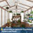 8x10FT Wooden Greenhouse with Cedar Frame, Outdoor Wood Greenhouses with Roof Vent, Wood and Polycarbonate Walk-in Greenhouse-126096073