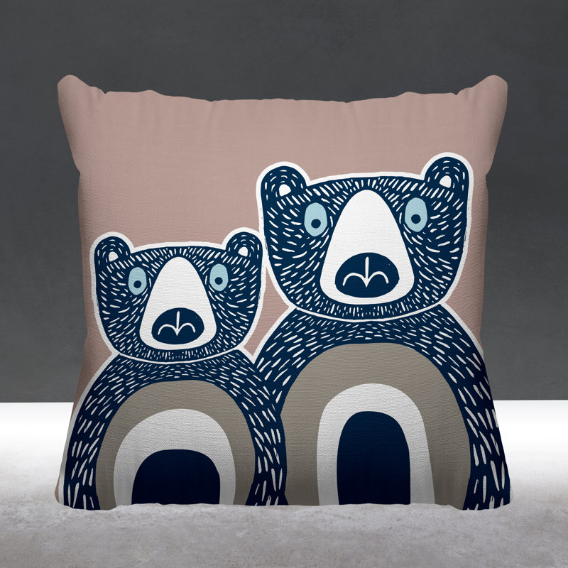 Coussin Berny, 19 po x 19 po, Ombre, Carré