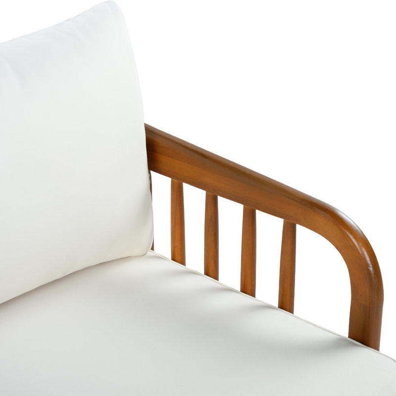 Chaise d'appoint de patio moderne Garron, 2