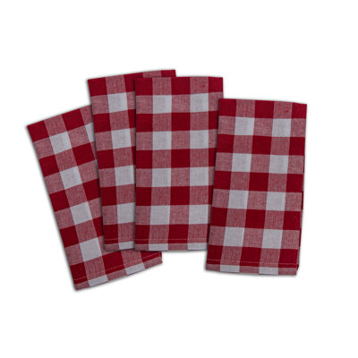 Jainy Cotton Checkered Square Napkin