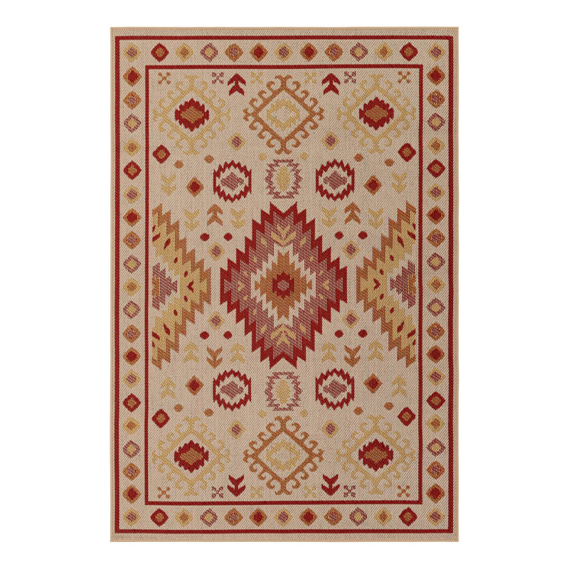 Tapis intérieur / extérieur Marlenia Marlenia, Rectangle 5 pi 3 po x 8 pi