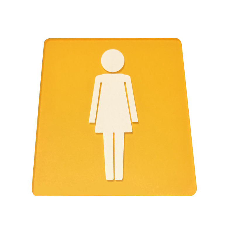 Enseigne de toilettes pour femmes