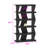 Lakessa 63.8'' H X 35.4'' W 5-Layer Black Bookcase