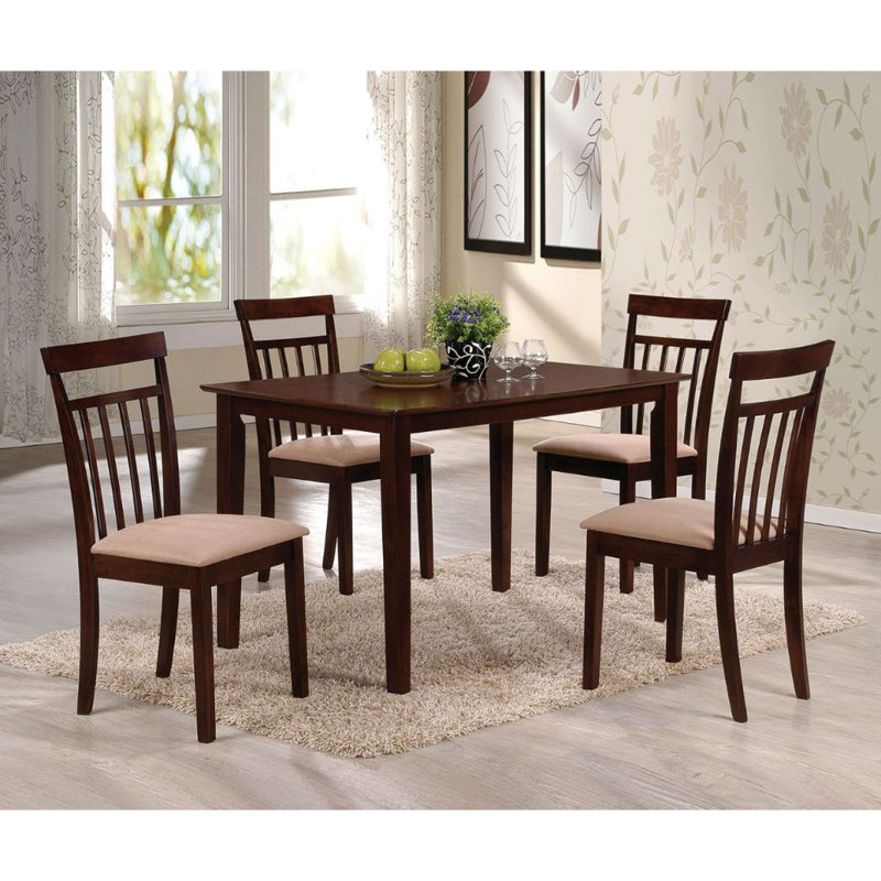 Alexxia 5-Piece Dining Set, Espresso