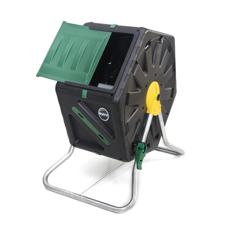 18,5 gallons Composteur en plastique pour l'extérieur avec couvercle verrouillable