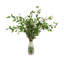 Organic Modern Smilax Arranged In A Ceramic Leaf Vase