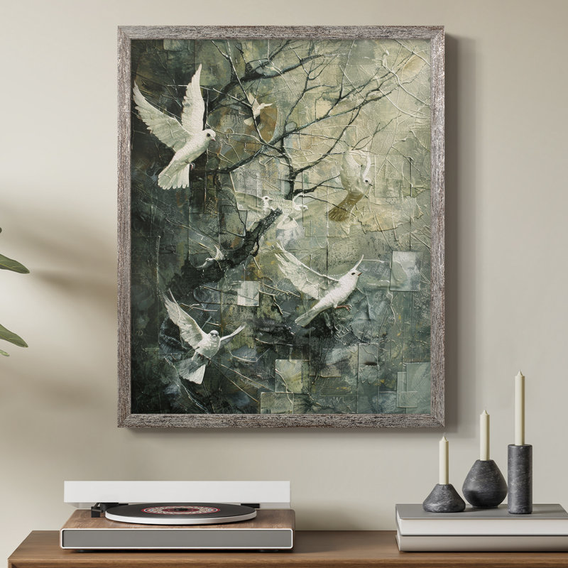 ANIMALS Series XLVI, reproduction encadrée - bois massif, H 11 po x l 9 po