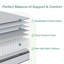 Matelas hybride 8 po en mousse à mémoire de forme moyenne pleine grandeur-1279347963-1280658498