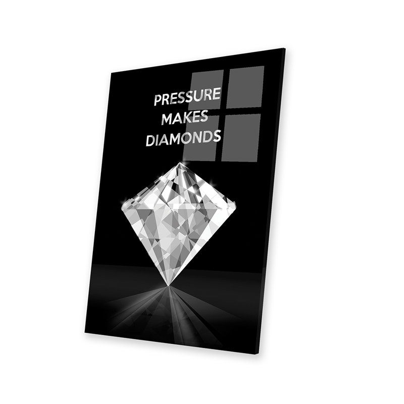 Pressure Makes Diamonds Print On Acrylic Glass