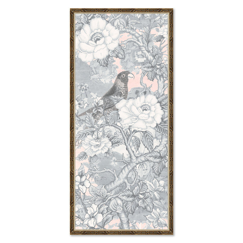 Fantasy Panel II Print by Yuki Osada, Gray/Pink