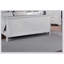 Moderne 1pc lit chambre à coucher lit-bateau tête de lit design blanc-1965735294