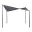 Gazebo AVENTINE Metal 300 cm 300 cm Dark Grey