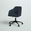 Chaise de travail en faux cuir Matthews Tyler-41230576