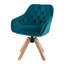 Chaise longue en velours capitonné 22,44 po Caralyn-1106530761