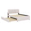 Lit plateforme tapissier avec lit gigogne-147892200