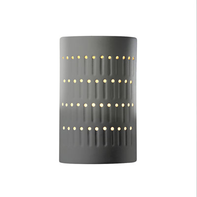 Ambiance Ceramic Flush Mounted Sconce