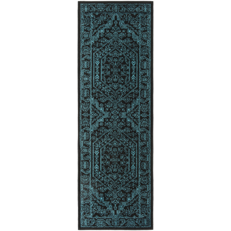 Tapis oriental Alisa Performance, Tapis de couloir 2 pi 6 po x 12 pi