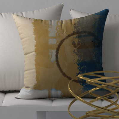 Refreshing Wealth Square Pillow Cover & Insert
