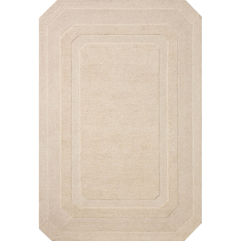 Yuriko Oatmeal Area Rug, Runner 2'3" x 9'9"