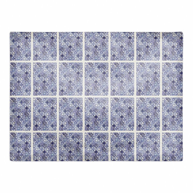 Polyester Geometric Rectangle Placemat