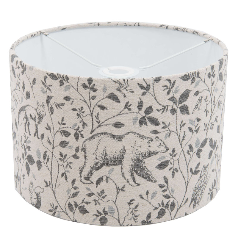 18cm H Cotton/Polyester Drum Pendant Shade ( Screw On )