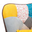 Lula Upholstered Linen With Footstool Wingback Chair