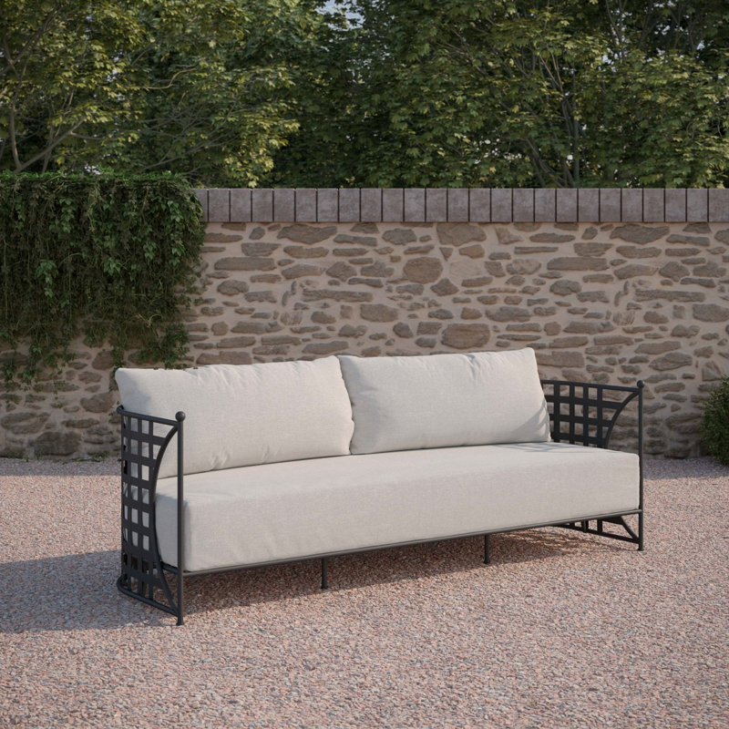 Athens 3 Seat Sofa + Linen Cushion