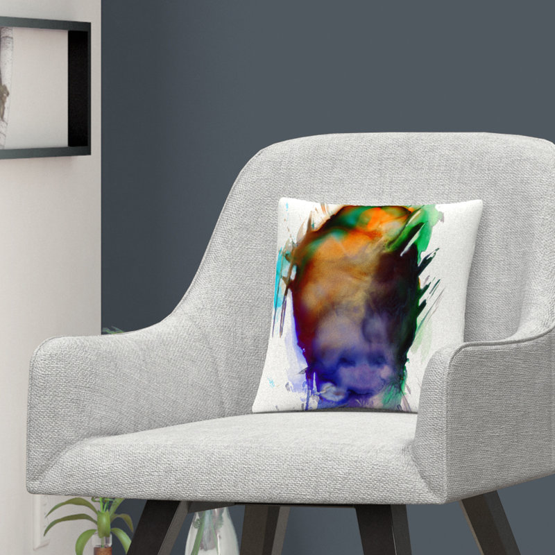 Abstract Throw Pillow