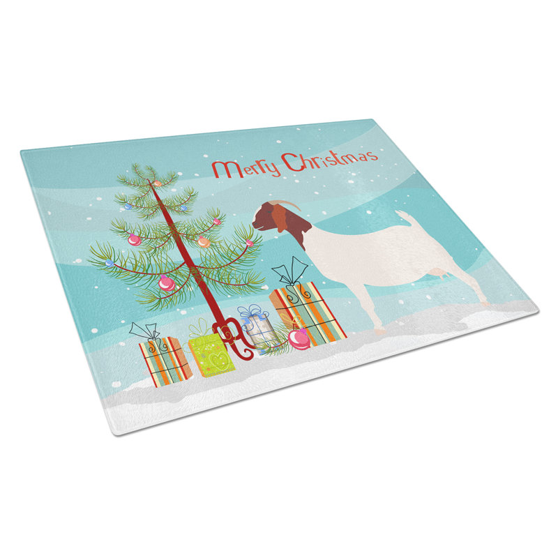 Planche à découper de noël en verre trempé en verre trempé de boer caroline