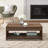 Abba 39.4" W Mid Century Modern Rectangular Coffee Table with Slatted Detailing-1085410542